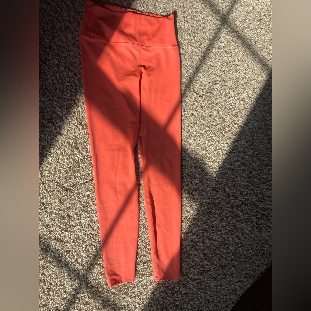 orange leggings